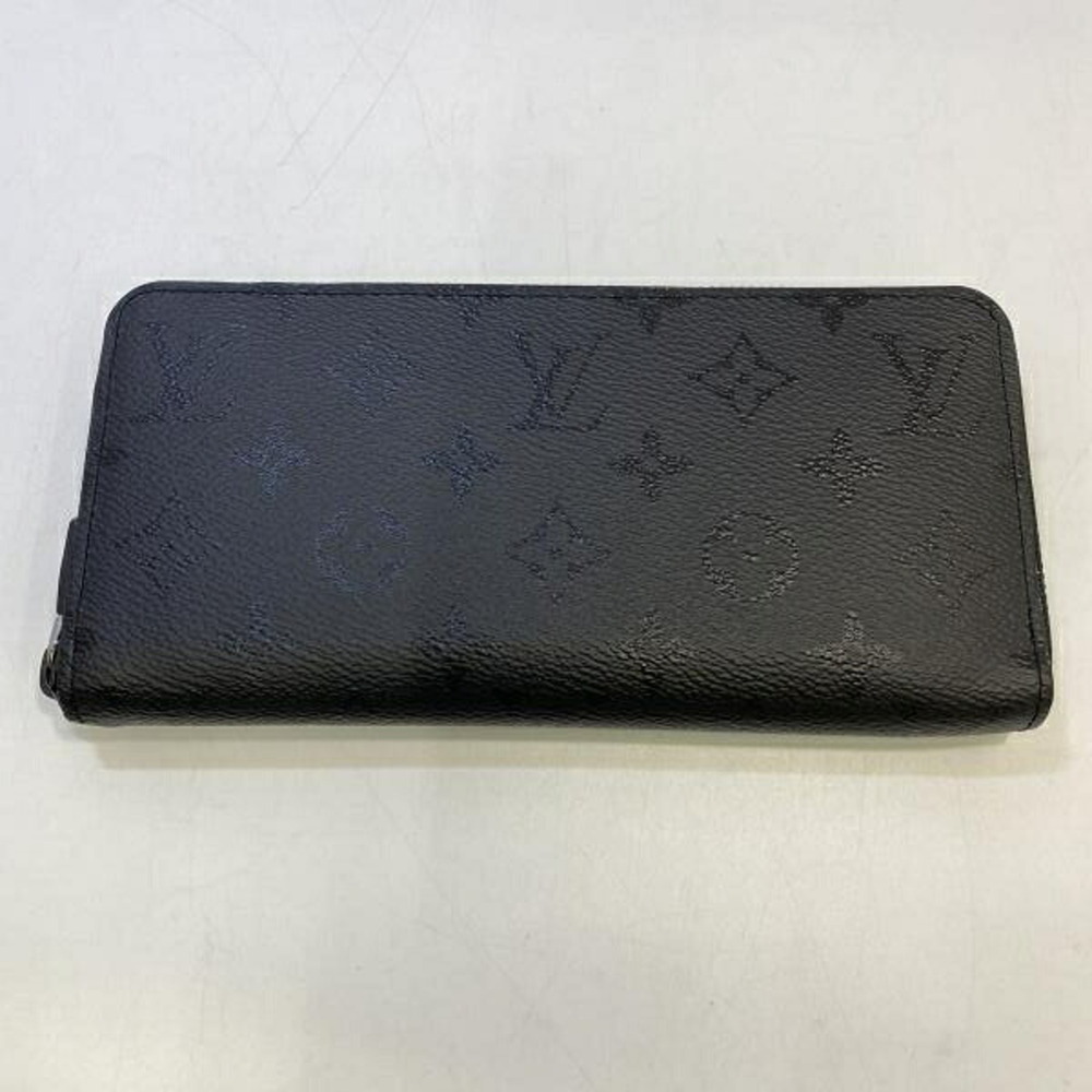 LOUIS VUITTON Monogram Zippy Horizontal Long Wallet Midnight M28048 Louis Vui...